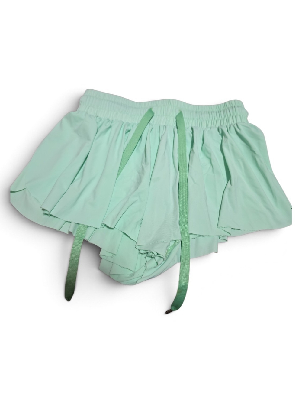 Katie J NYC Mint Green Girls' Athletic Skort Shorts, Size M Without Tags